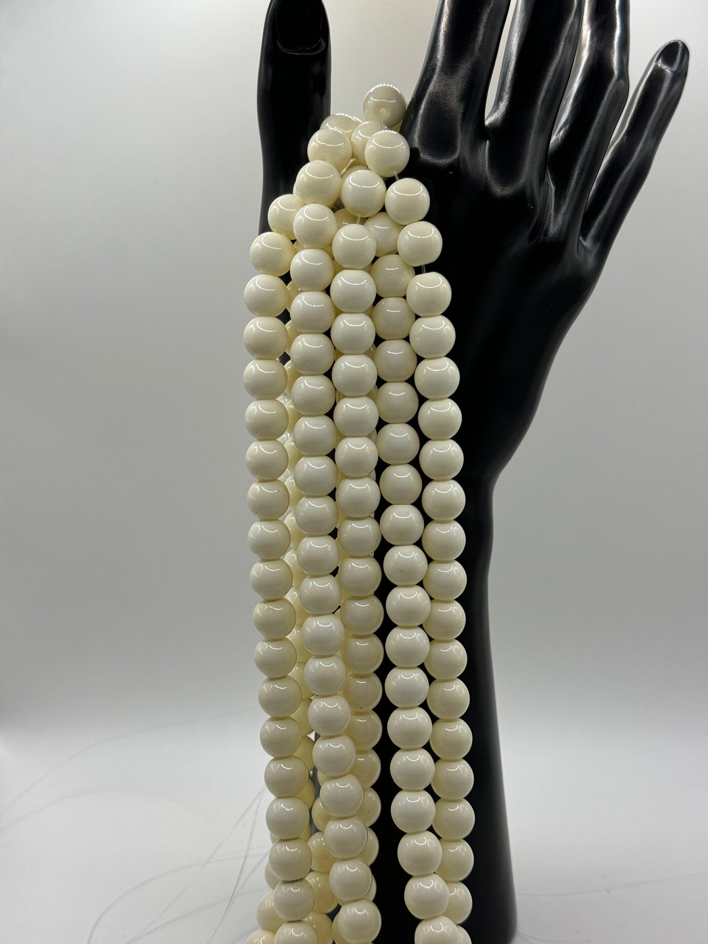 10MM Glass Solid Beads (34 Colors)