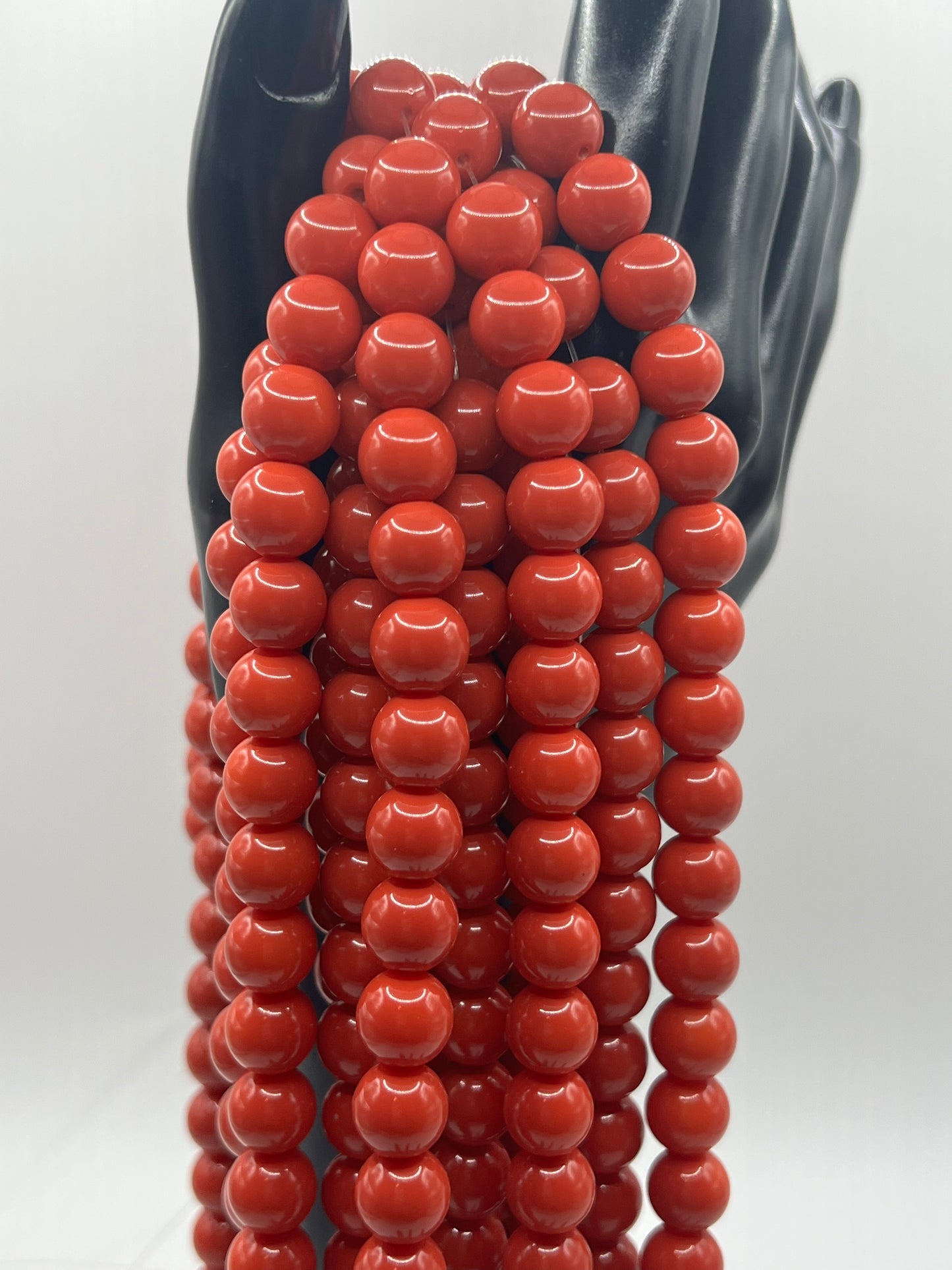 10MM Glass Solid Beads (34 Colors)