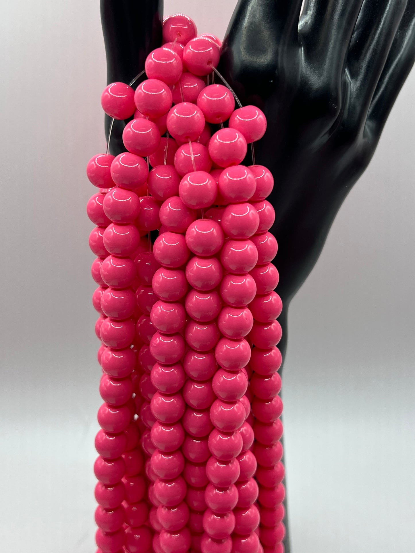 10MM Glass Solid Beads (34 Colors)