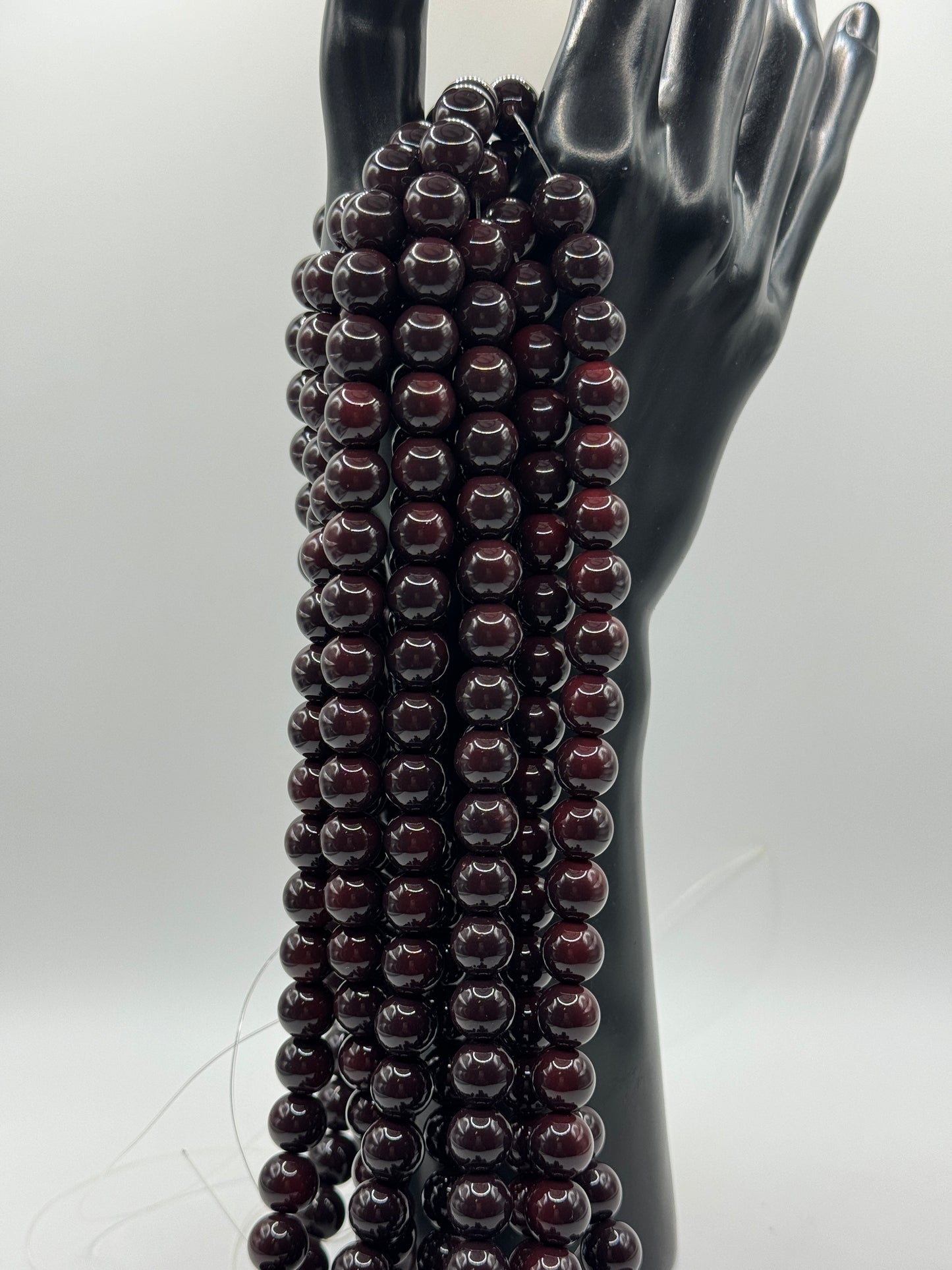 10MM Glass Solid Beads (34 Colors)