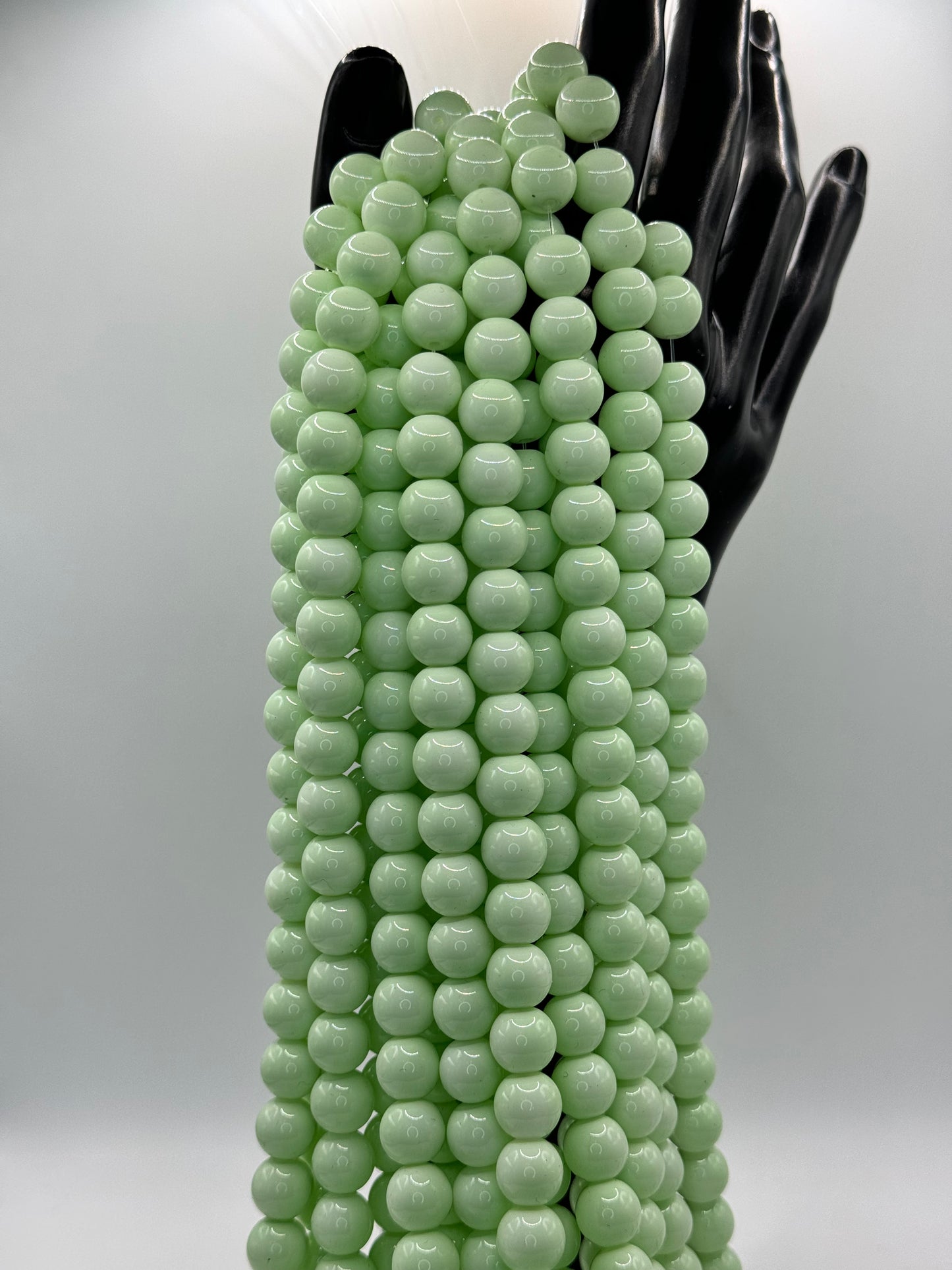10MM Glass Solid Beads (34 Colors)