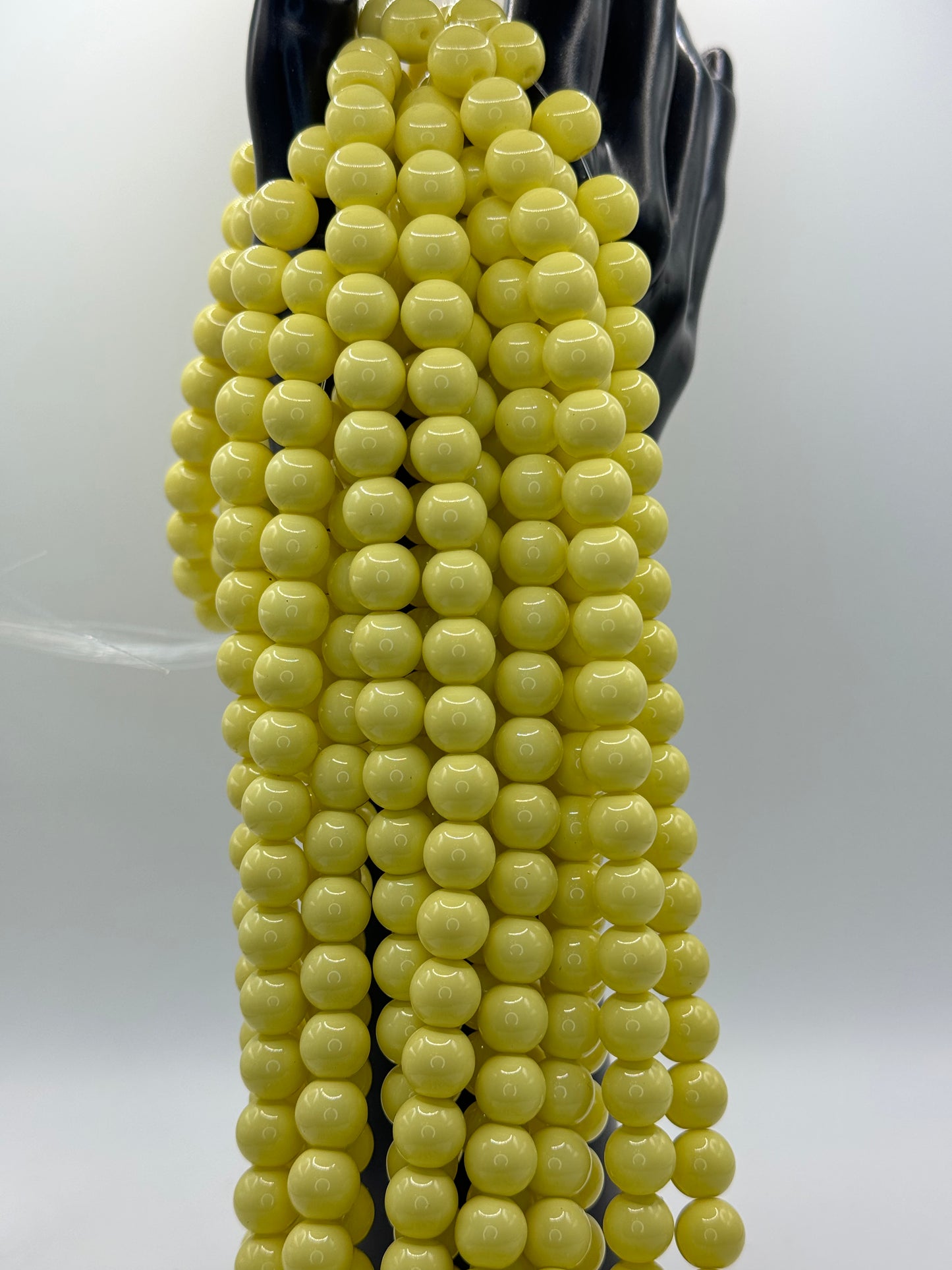 10MM Glass Solid Beads (34 Colors)
