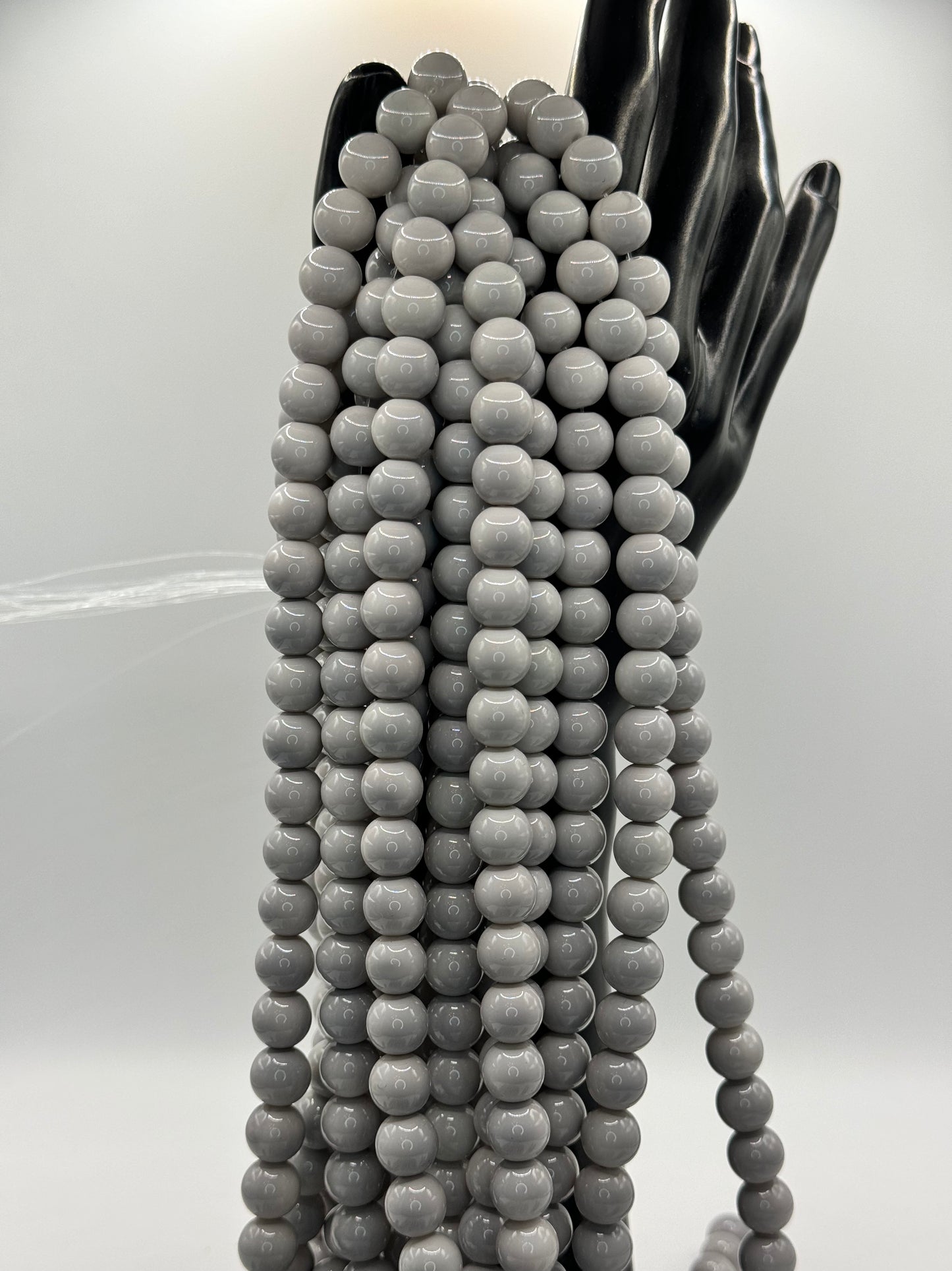 10MM Glass Solid Beads (34 Colors)