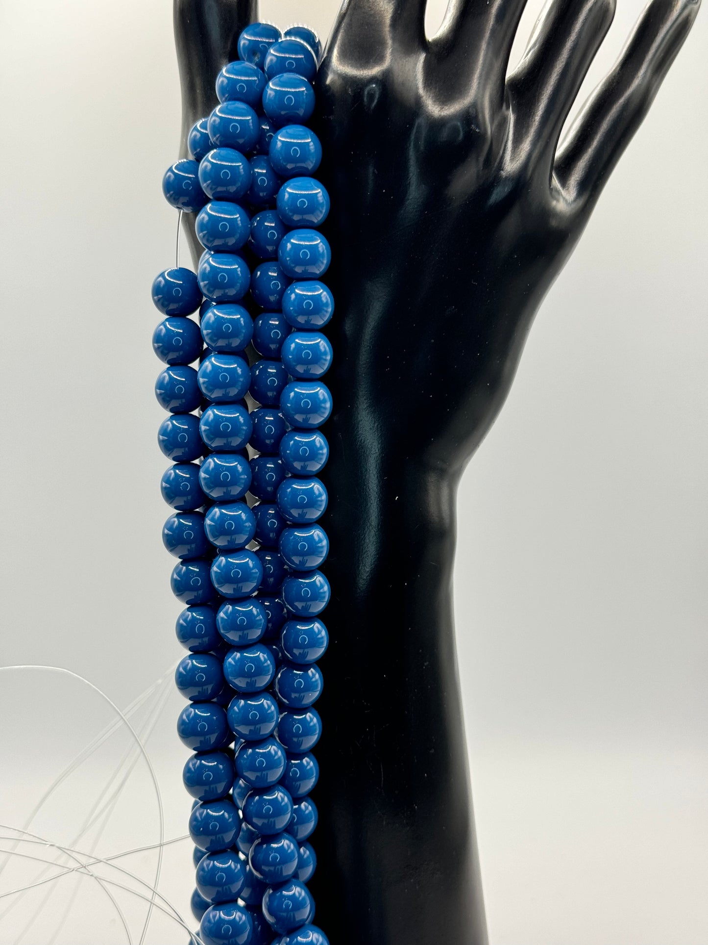 10MM Glass Solid Beads (34 Colors)