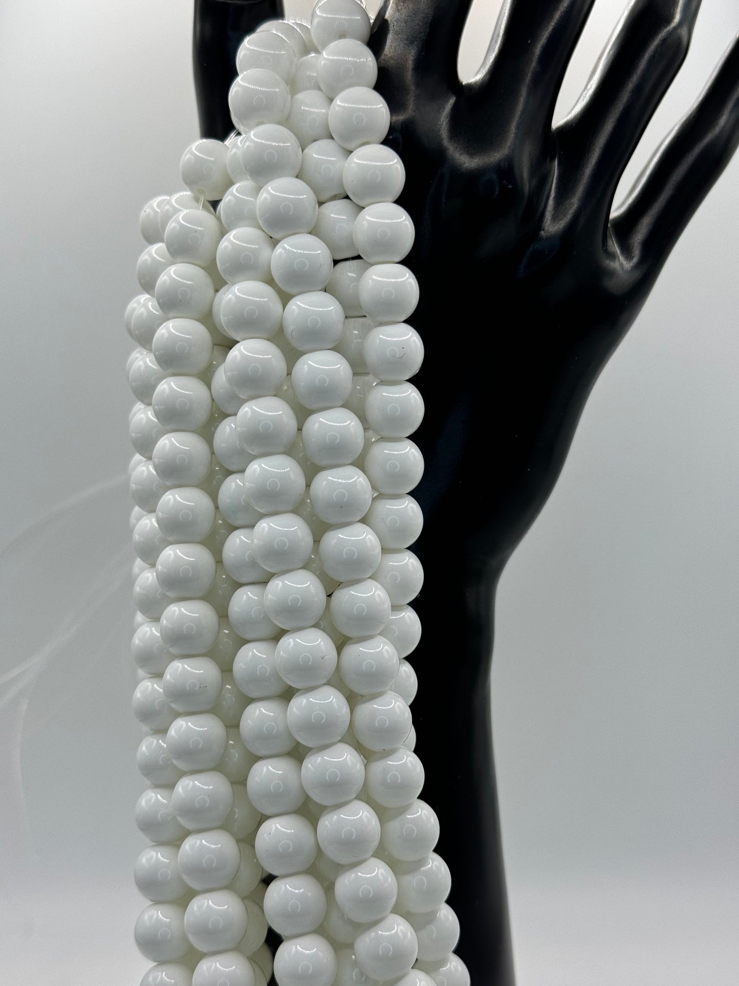 10MM Glass Solid Beads (34 Colors)