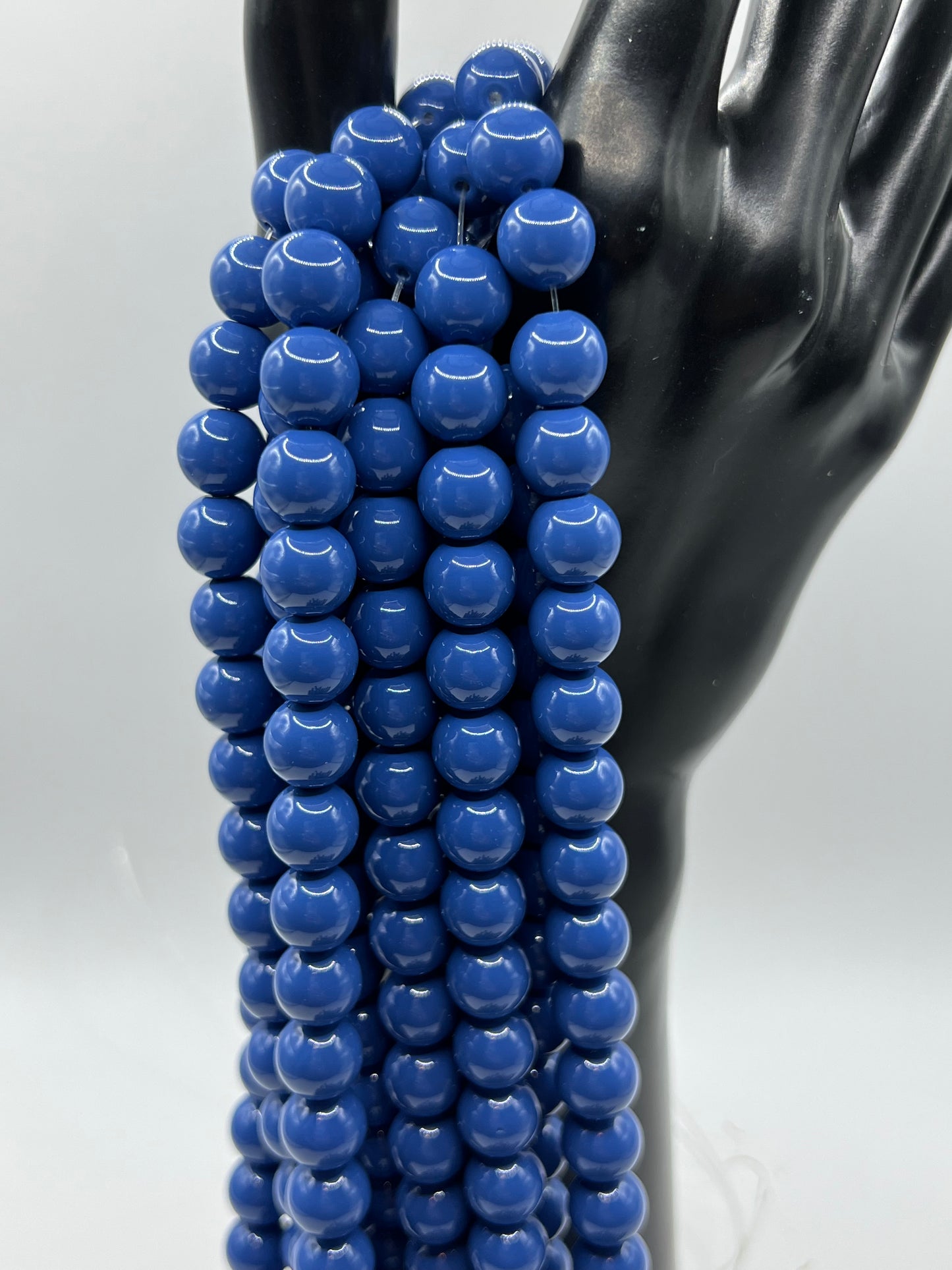 10MM Glass Solid Beads (34 Colors)