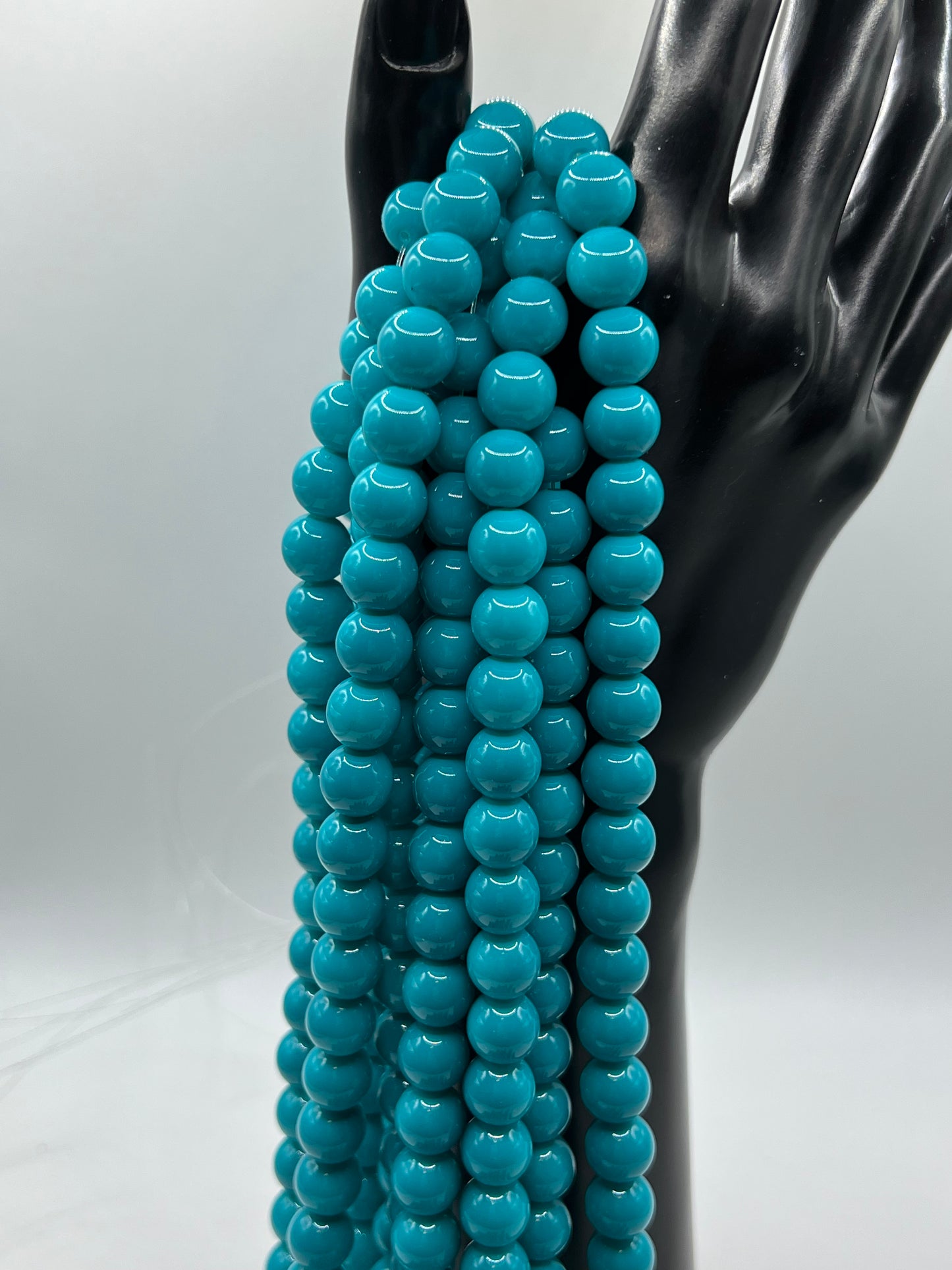 10MM Glass Solid Beads (34 Colors)