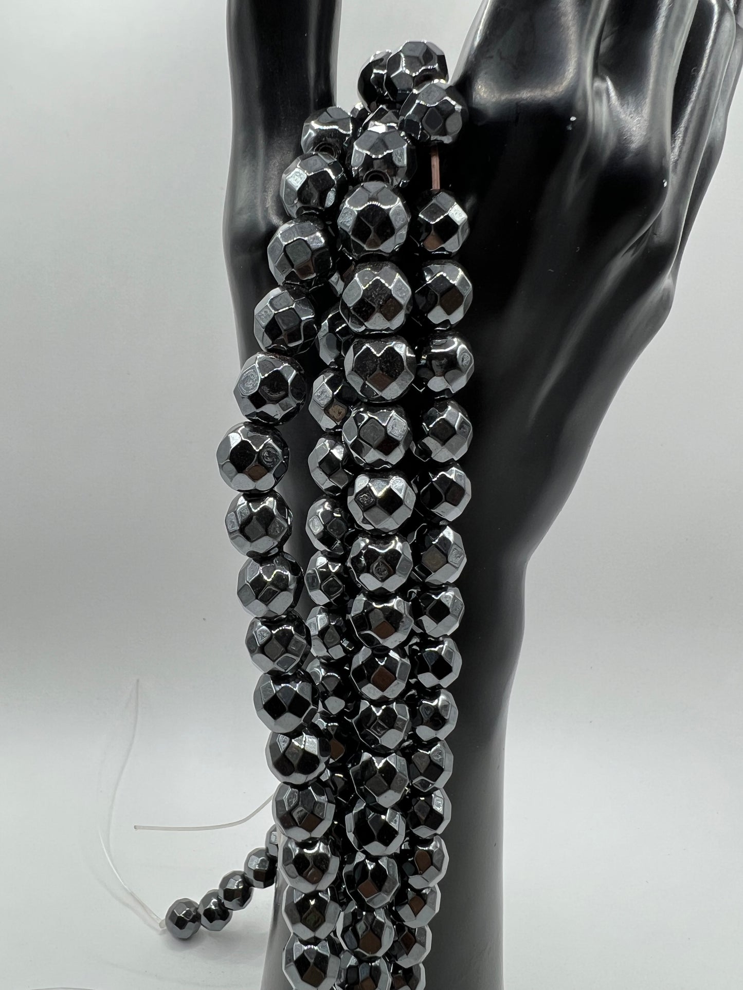 10mm Faceted Hematite Colors