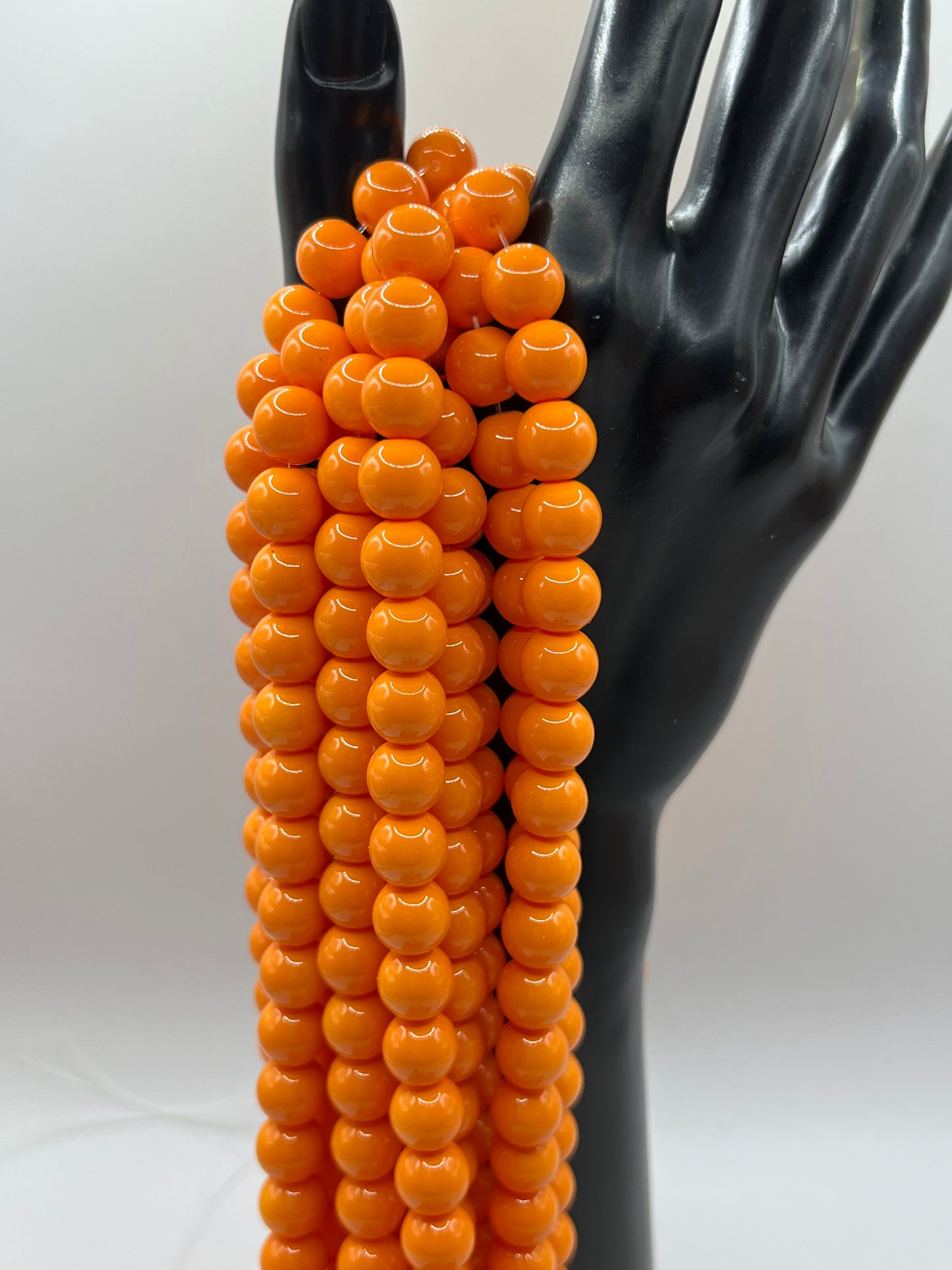 10MM Glass Solid Beads (34 Colors)