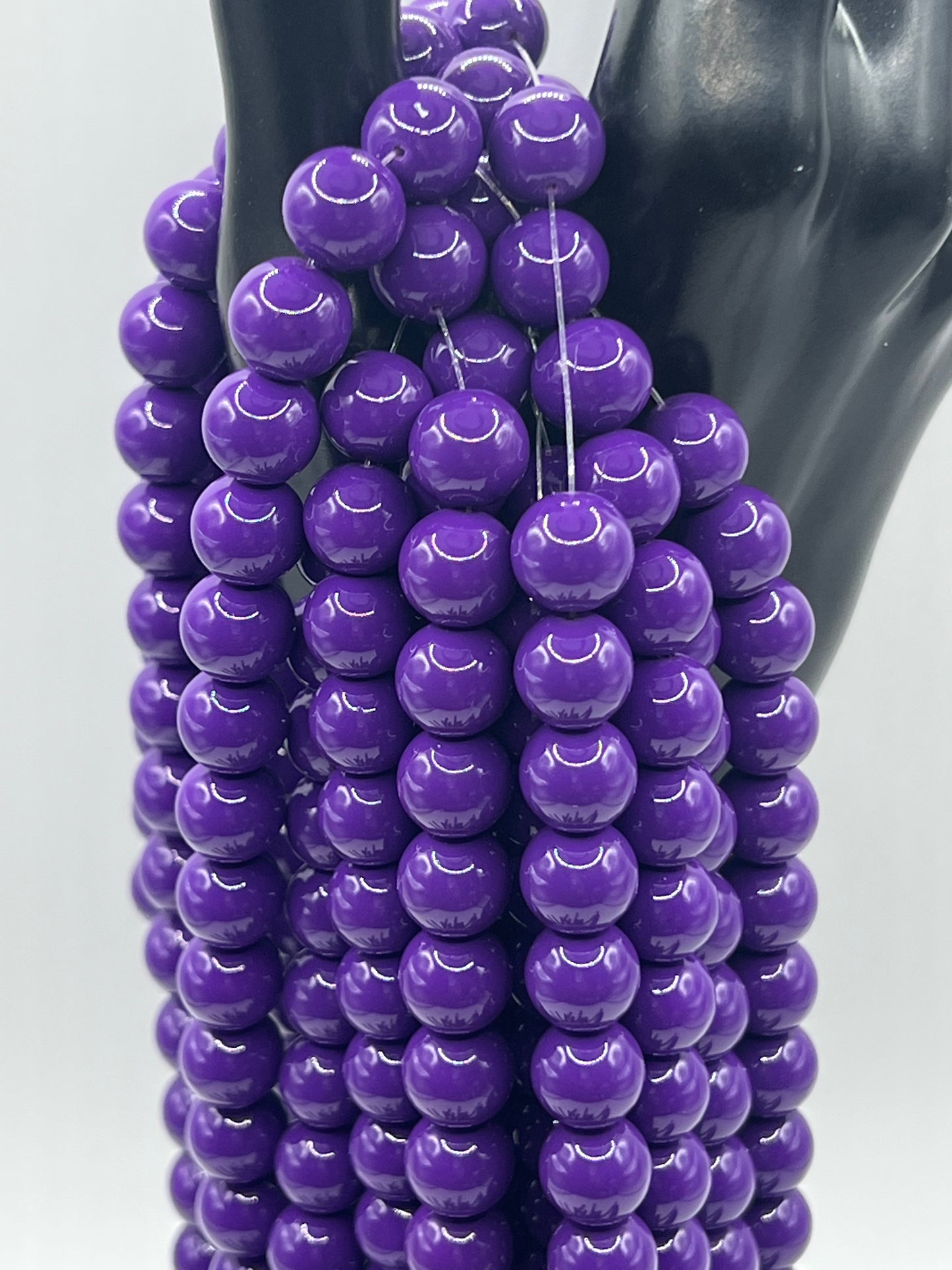 10MM Glass Solid Beads (38 Colors)