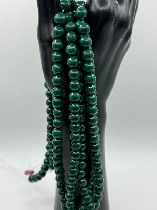 8MM Genuine Natural Malachite Stone