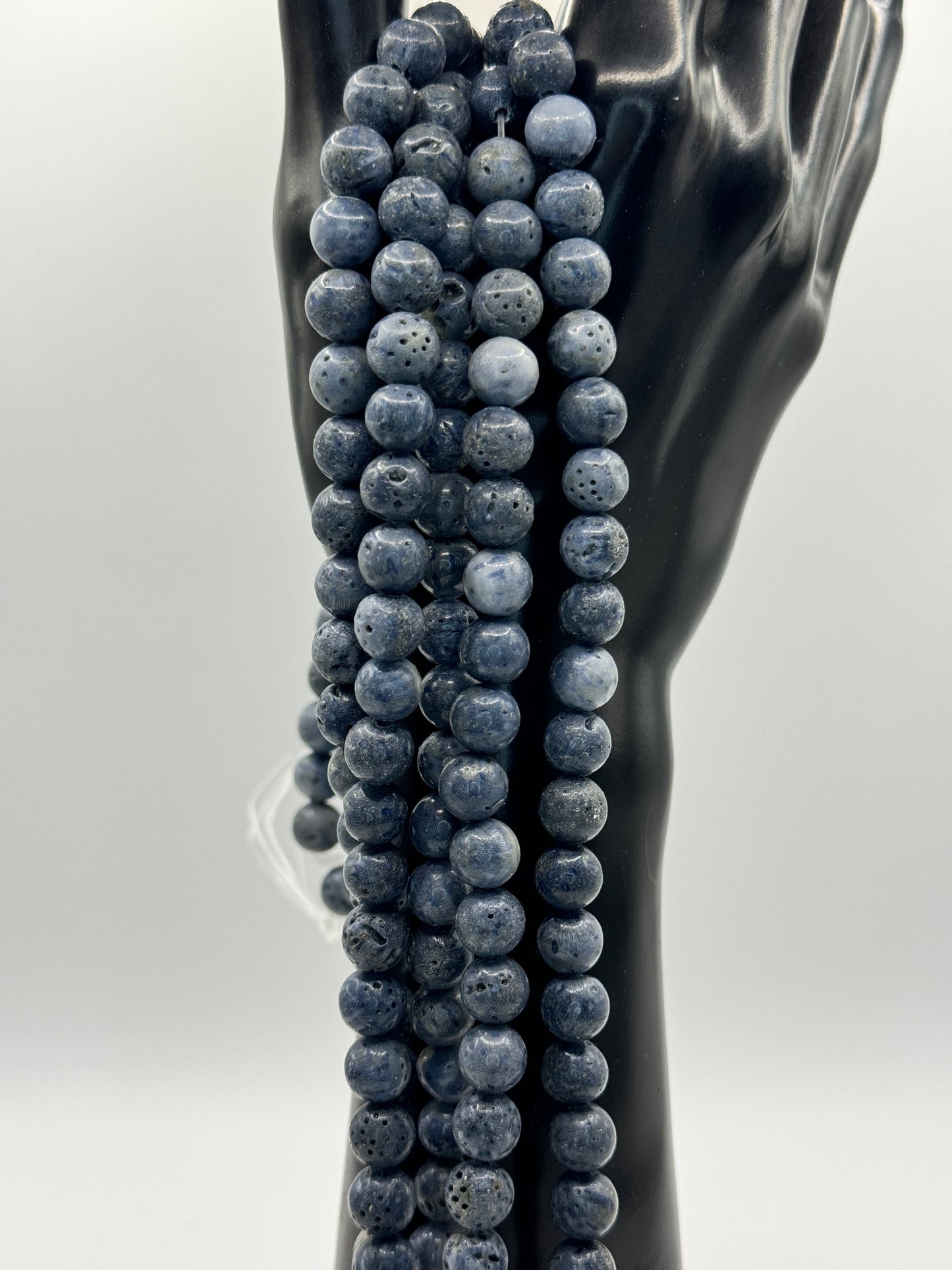 8mm Blue Coral