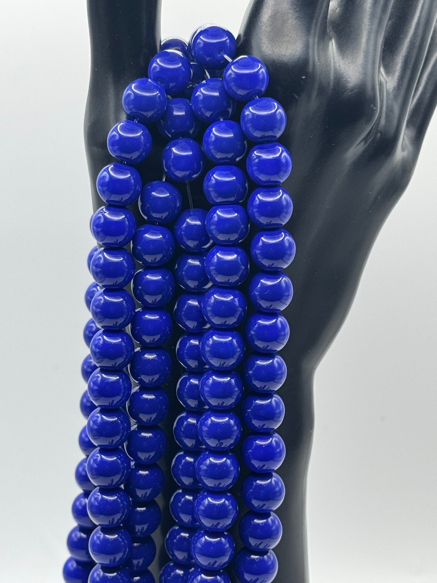 10MM Glass Solid Beads (34 Colors)