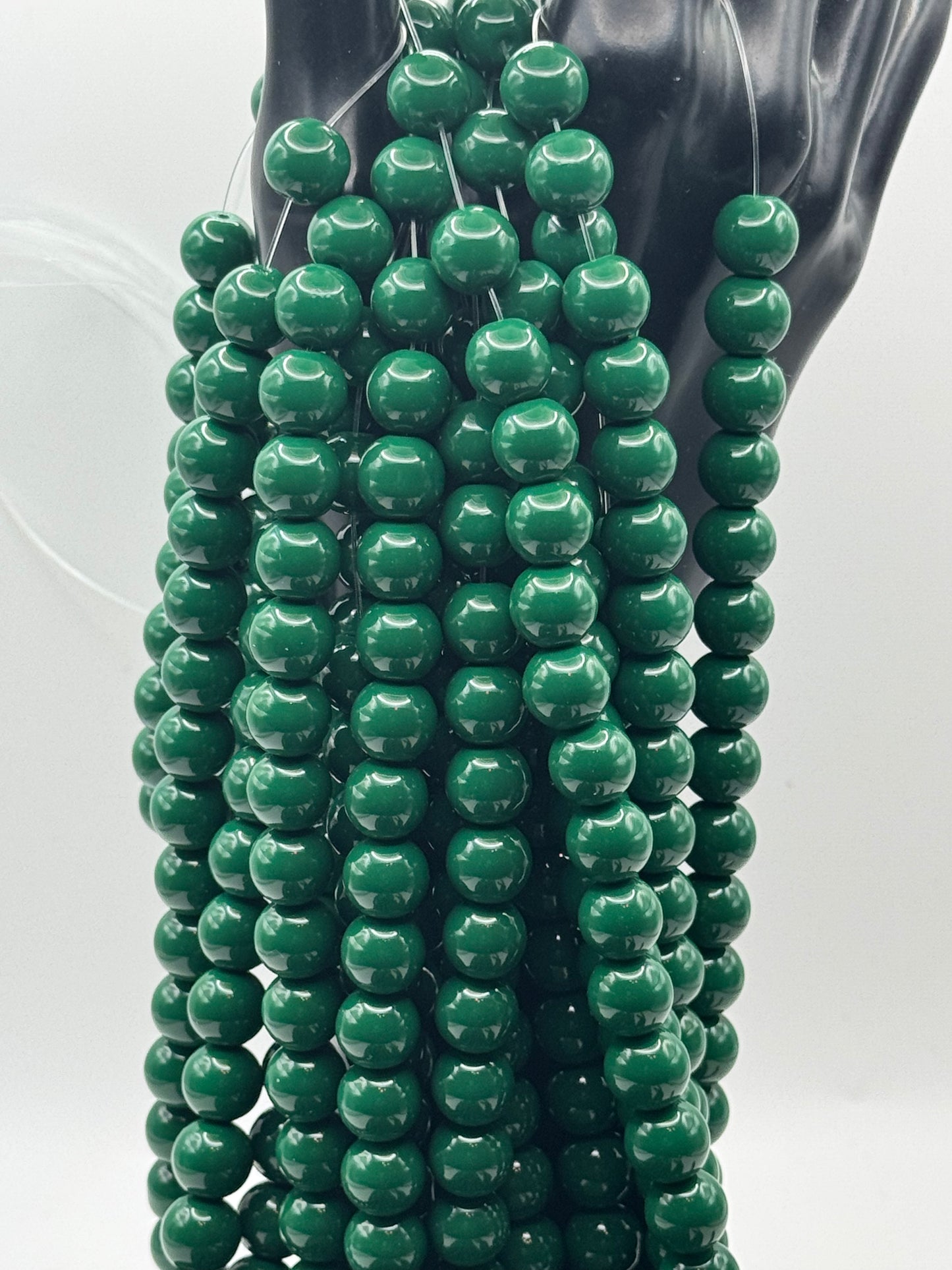10MM Glass Solid Beads (34 Colors)