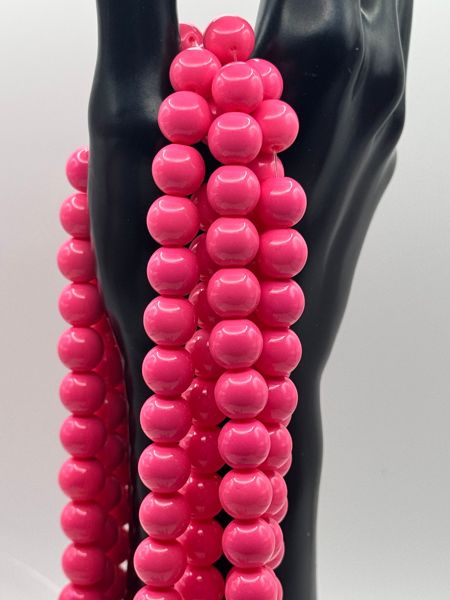 10MM Glass Solid Beads (34 Colors)
