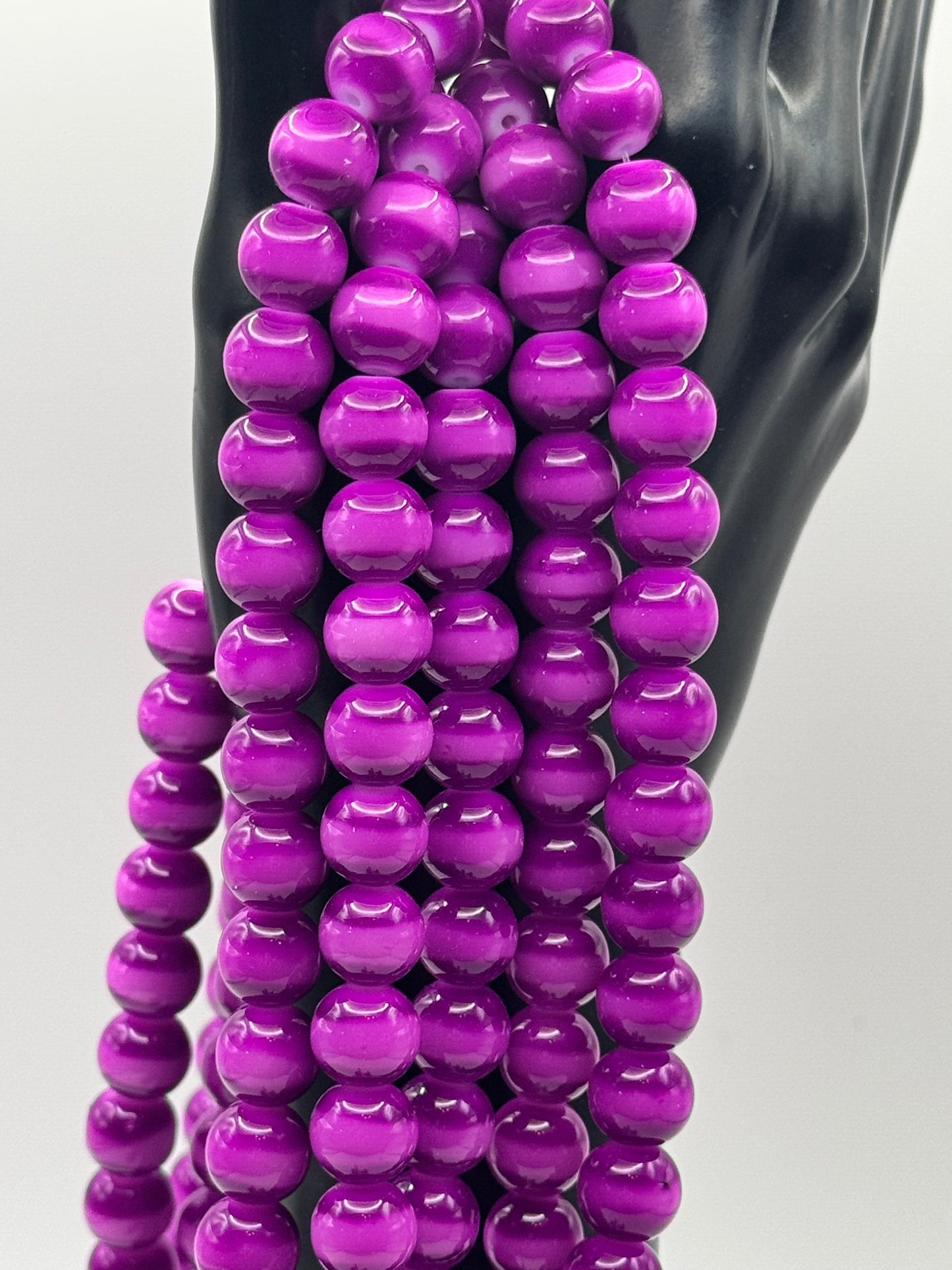 10MM Glass Multi Color w/ Stripe (2 colors)