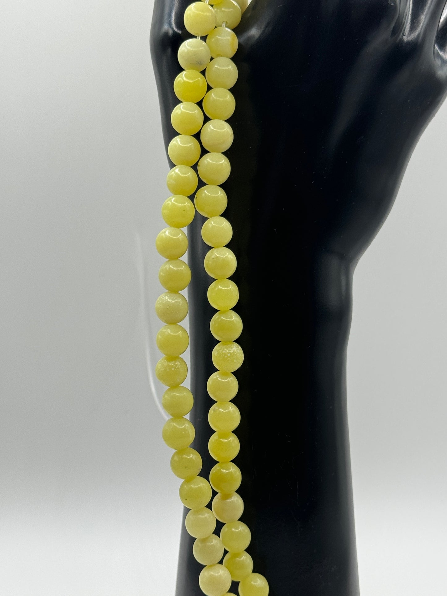 8mm Yellow Jade