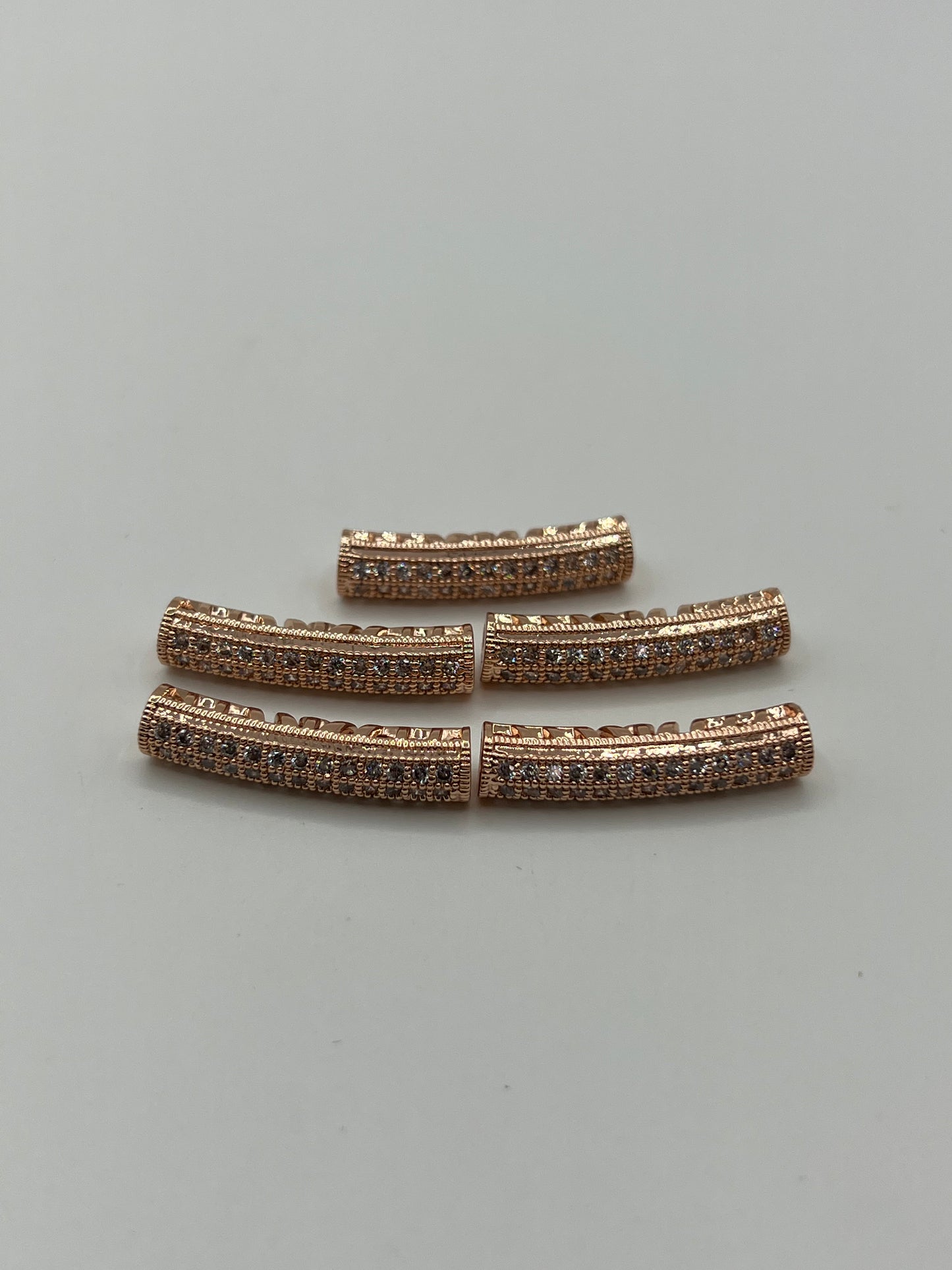 10 MM Women’s White n Rose Gold Bracelets