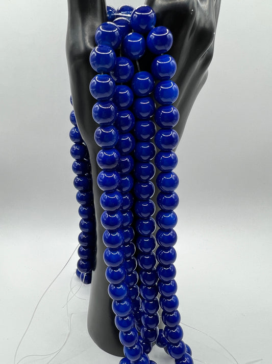 10MM Glass Solid Beads (34 Colors)