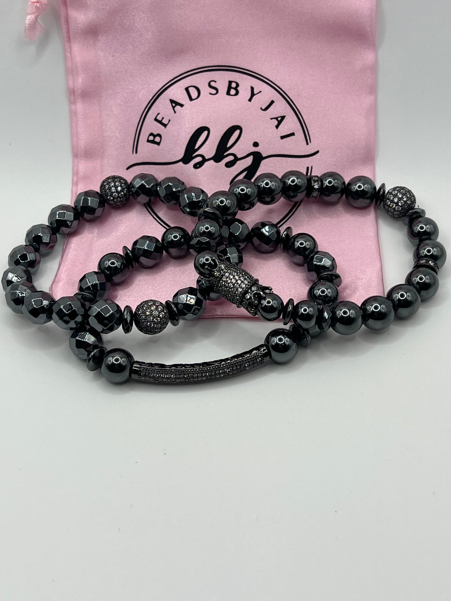 10 MM Women's Bracelet Set