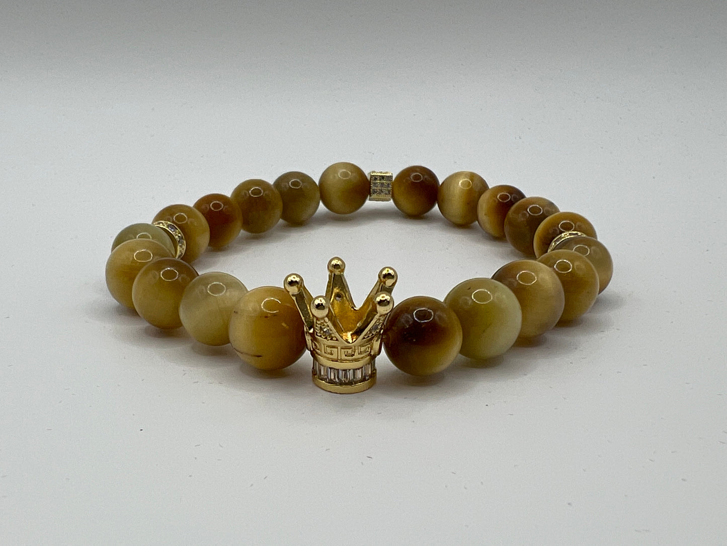 Men’s Yellow Tigers Eye Bracelet