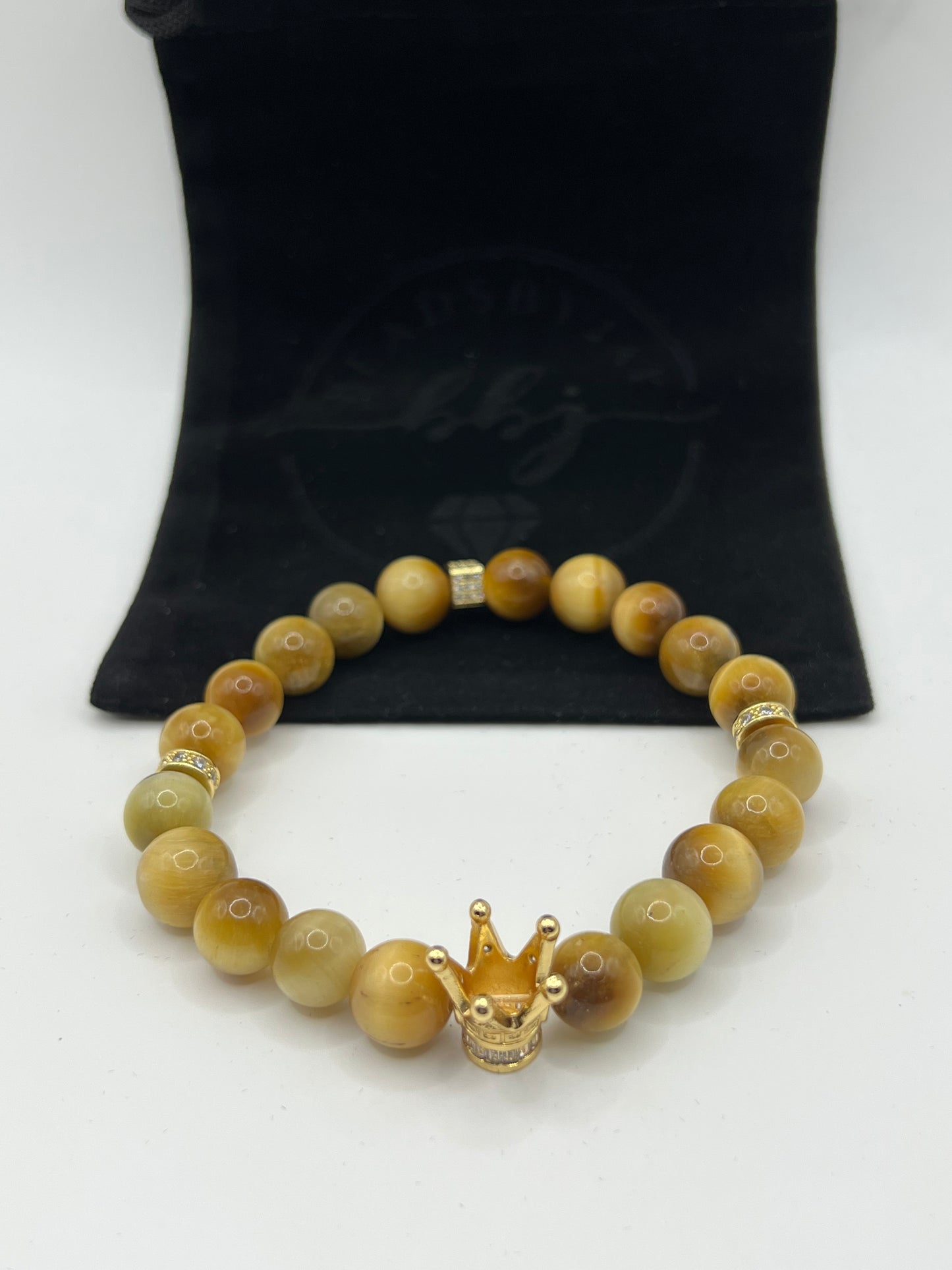 Men’s Yellow Tigers Eye Bracelet