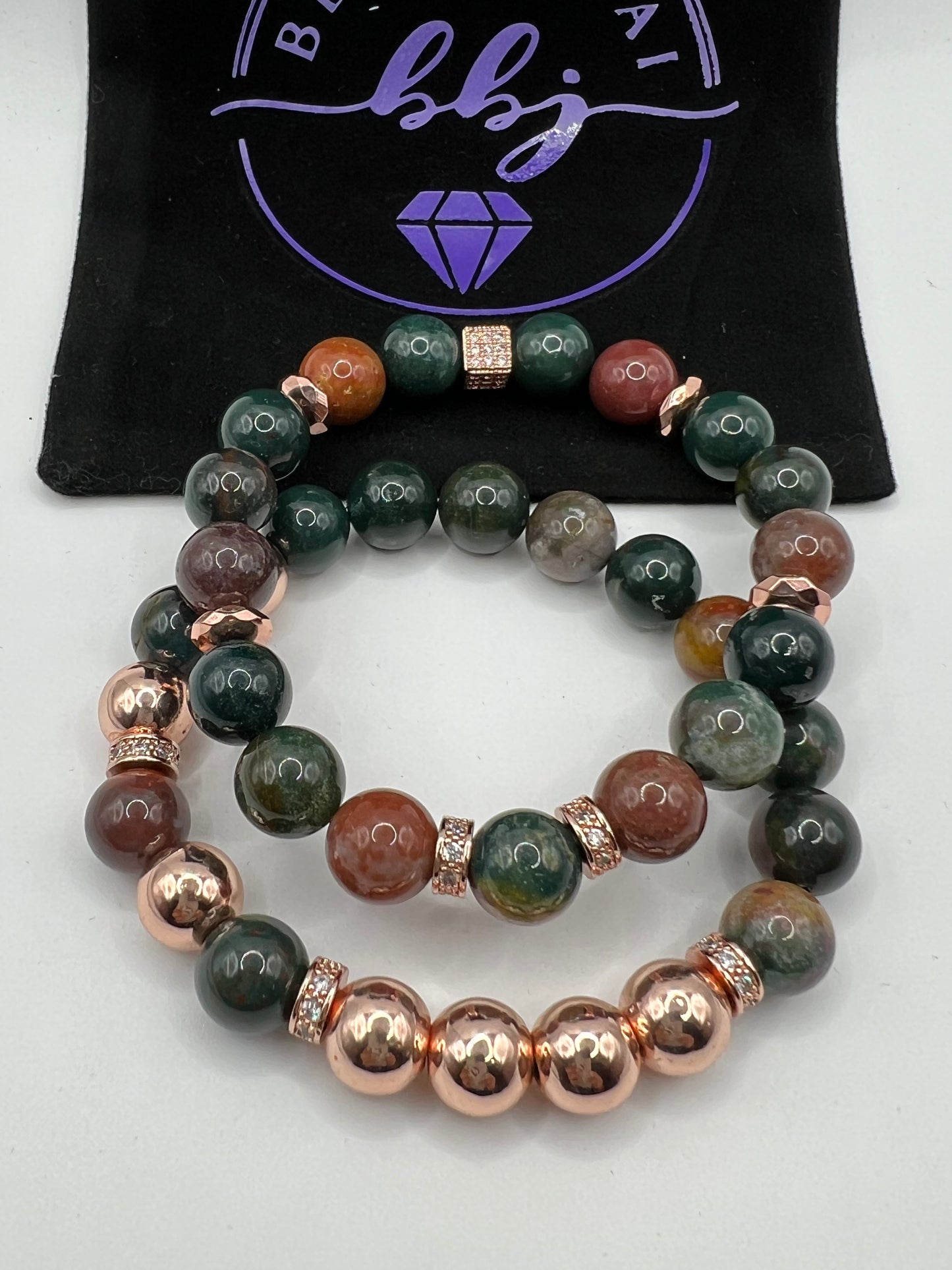 Women’s Bloodstone Heliotrope Bracelet