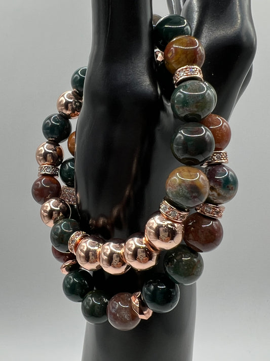 Women’s Bloodstone Heliotrope Bracelet