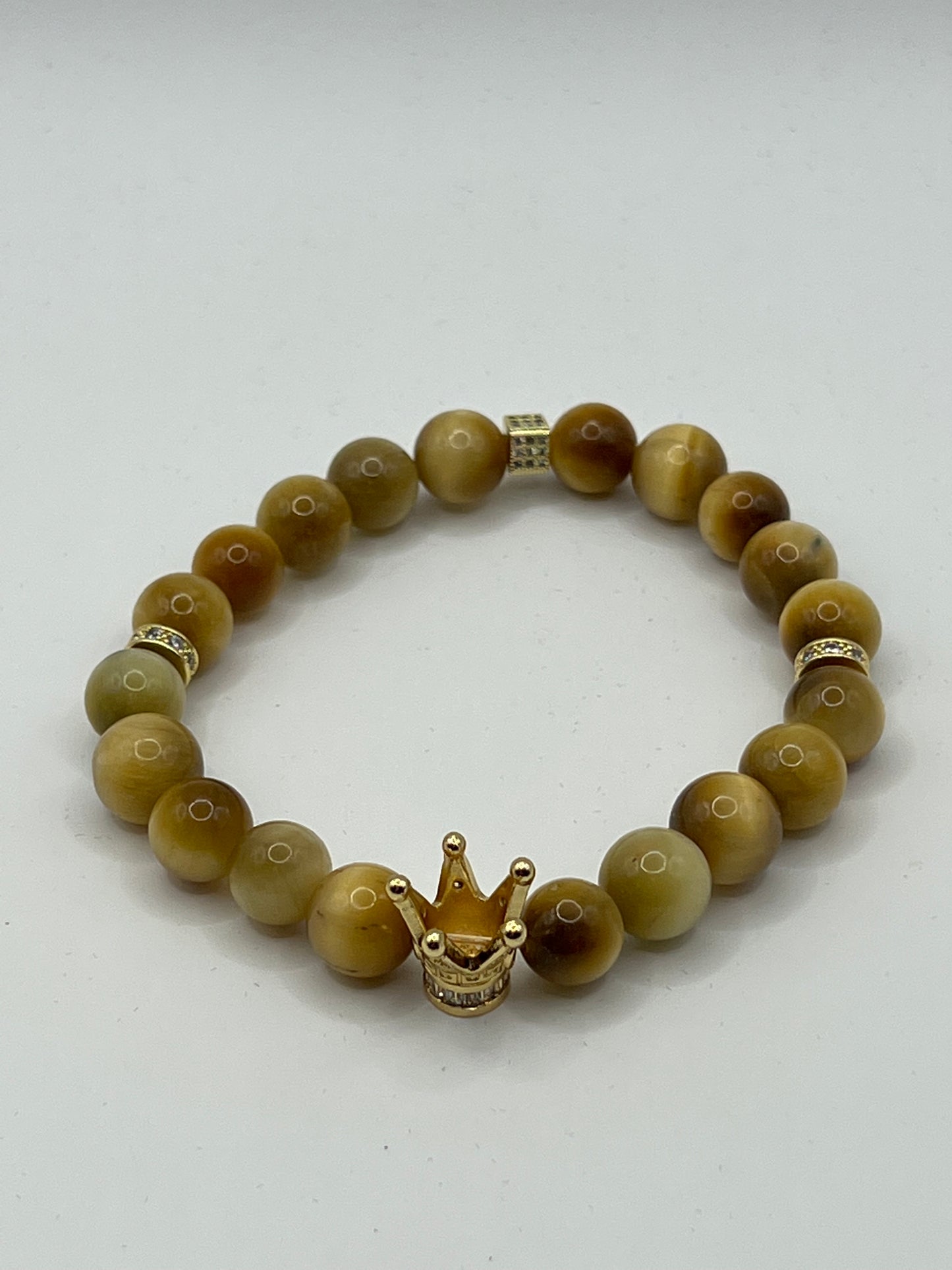 Men’s Yellow Tigers Eye Bracelet