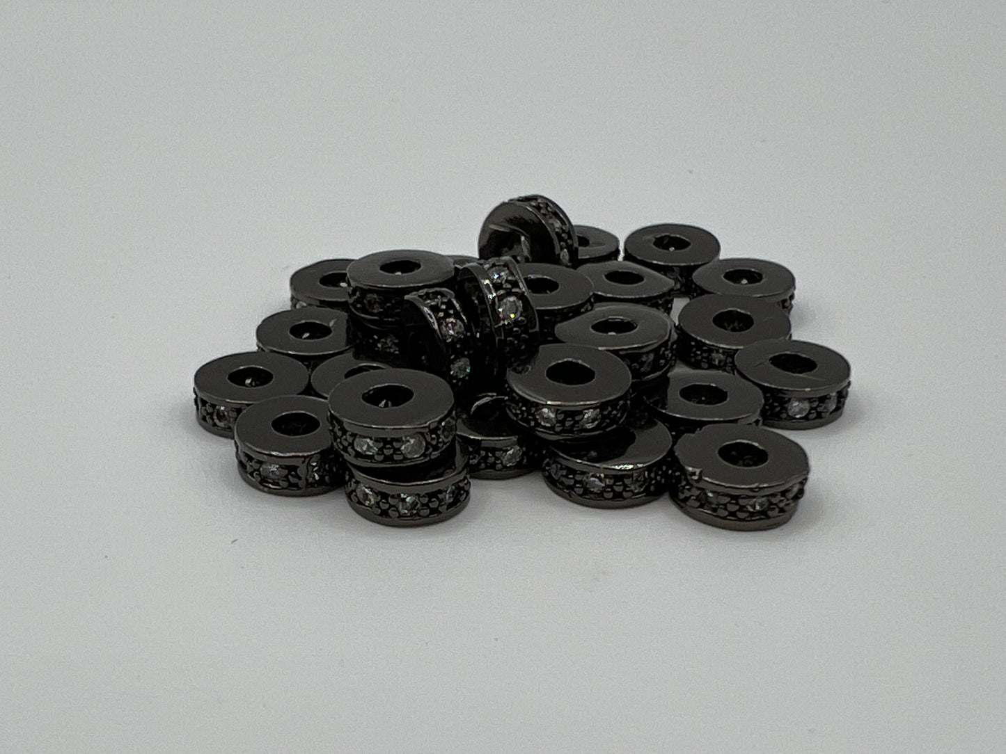 CZ Rondelle Spacers